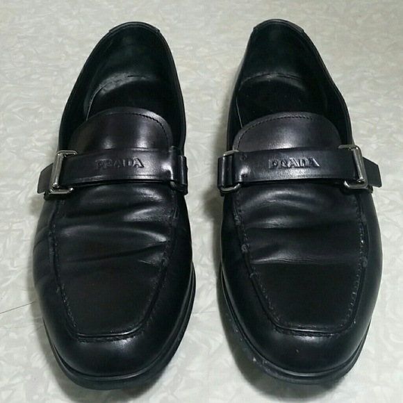 Prada Other - PRADA Black Loafers Size 9